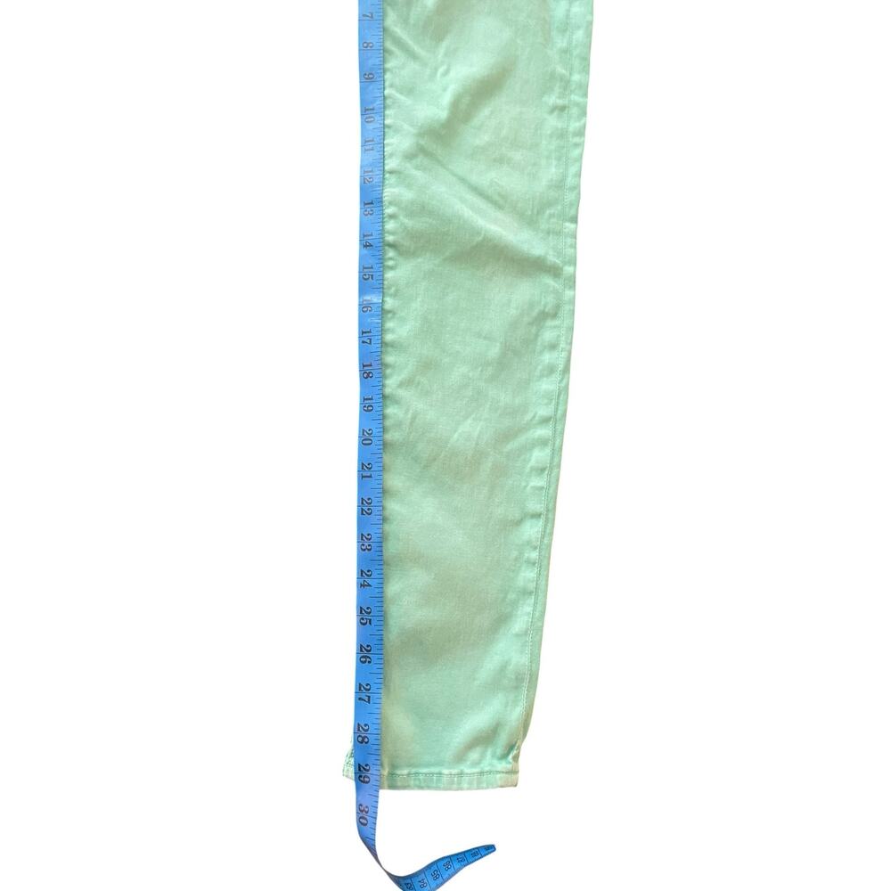 7 For All Mankind Gwenevere Skinny Jeans Mint Green 27 - Picture 6 of 6